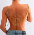 Draped Multi-Strand Back Chain